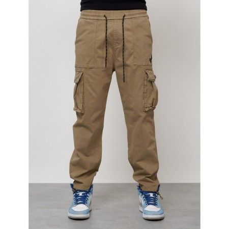 Male jeans, size 54, beige color-4