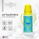 A bottle for feeding "Banans", classic throat, from 0 months, 250 ml., Cylinder, with handles