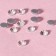 Rhinestones “circle”, glass, d = 3.2 mm, 100 pcs, silver color
