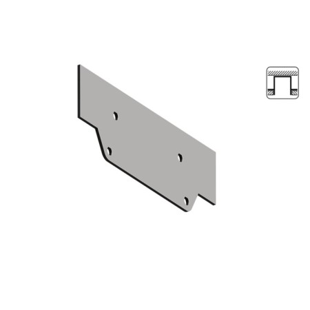 The plug for the profile is Arte Lamp Track Accessories A631005, 0.3x3.45x2.61 cm, gray