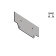 The plug for the profile is Arte Lamp Track Accessories A631005, 0.3x3.45x2.61 cm, gray