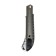 Chancellery knife, 18 mm, metal with a metal guide latch, on a blister