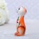 Souvenir "Cat cut", red, 9 cm, gzhel