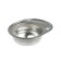 Kitchen sink "Vladiks", cut, with a siphon, 57x45 cm, left, stainless steel 0.6 mm