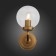 Sconces st. SL234.401.01. Varieta. 1x40 W, E27, 14x27 cm, black color, gold