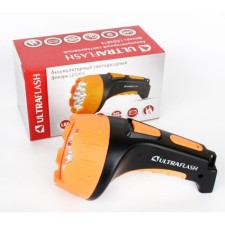 Battery LED3815 15LED 2 battery modes. SLA 220V plastic. Chern./Yellow. (Cor.)