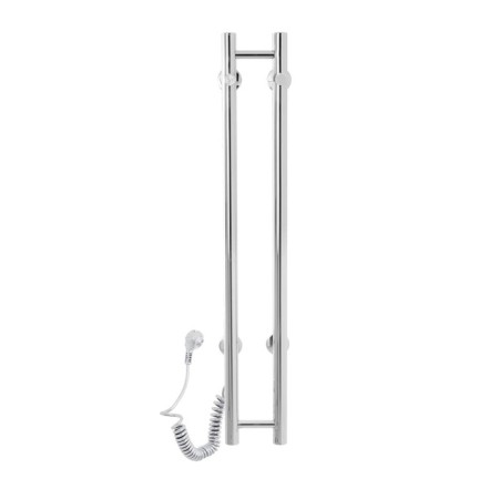 Electric towel Domoterm 109-V2, 140x920 mm, left, chrome-1