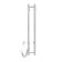 Electric towel Domoterm 109-V2, 140x920 mm, left, chrome
