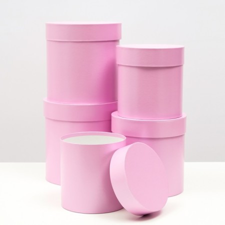 A set of hats 5 in 1 "Lilac", 20 × 20 × 20–13.5 × 13.5 × 13.5 cm-1
