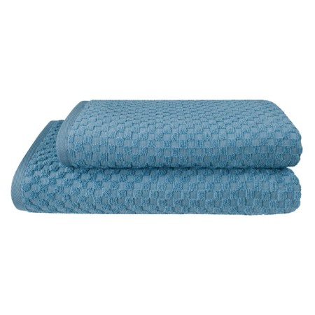 Set of terry towels MIST, size 50x90 cm, 70x130 cm, blue color-2