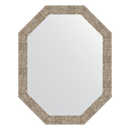 Mirror in the baguette frame, honeycomb titanium 70 mm, 72x92 cm