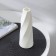 Vase for flowers "Grace", 4 × 7 × 21 cm, 450 ml, white color