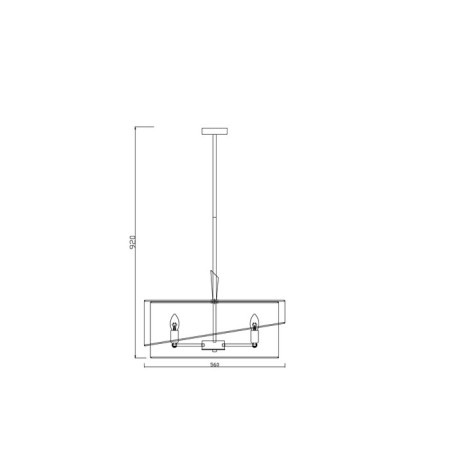 LUSTER 40W, 8KHE14, 92x56 cm, brass-2