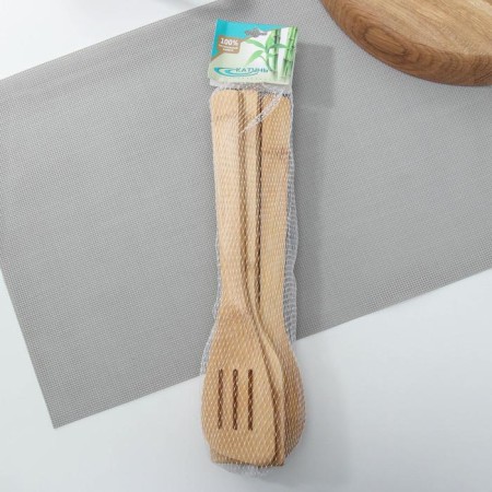 A set of culinary shoulder blades, 31 cm, 5 pcs, bamboo-3