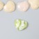 Decor for creativity plastic "Stone hearts" set 10 pcs mix 2x1.7x0.6 cm