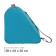 Bag for skates and rollers, 38x40 cm, MIX color