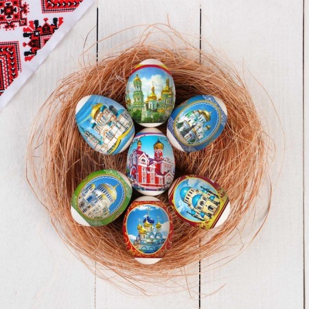 Easter heat -shaped film "Cathedral - 1" for 7 eggs