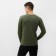 Long-sized male plain, dark green color, size 50