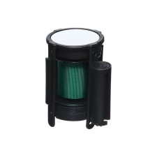 Cassette with an exhaust tape - 180 cm, height - 11 cm, width - 48 mm, green
