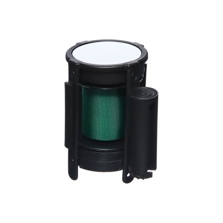Cassette with an exhaust tape - 180 cm, height - 11 cm, width - 48 mm, green