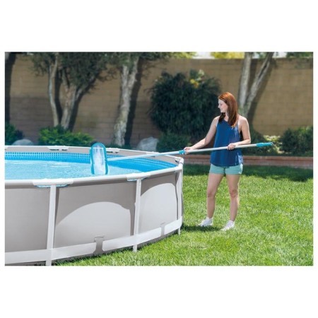 Set for cleaning the pool: vacuum cleaner with 3 nozzles, net, straight brush, 279 cm, 28003 Intex-1
