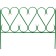 Decorative fence, 50 × 345 cm, metal, Grinda "Renaissance"
