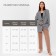 Women's jacket Minaku: classic black and white color, rr 42-44