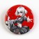 Metal anime icon, “black red” set, d = 38 mm, 4 pcs.