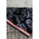 Tainted tange Arya Home Dinis, 550 gr, size 50x90 cm, black color