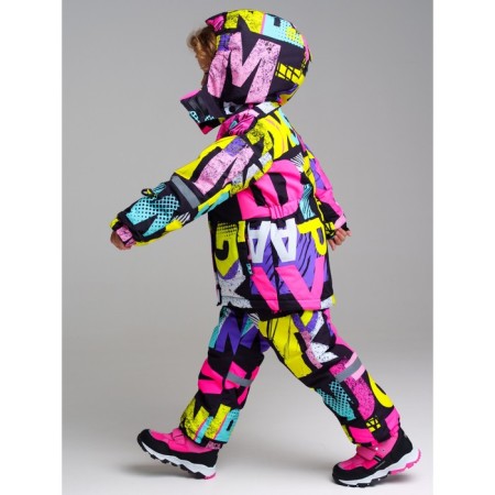 Winter set for the girl PlayTode: jacket and semi -combineson, height 110 cm-8