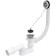 Siphon for bathtub Alcaplast a501, chrome