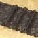Lace elastic fabric, 170 mm × 2.7 ± 0.5 m, graphite color