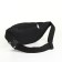 Lightning waist bag, 3 outer pockets, black color