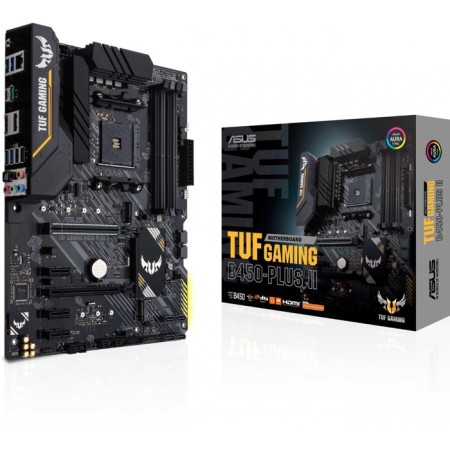 The ASUS TUF Gaming B450-Plus II SOC-am4 AMD B450 4XDDR4 ATX AC`97 8ch (7.1) GB 10044-7