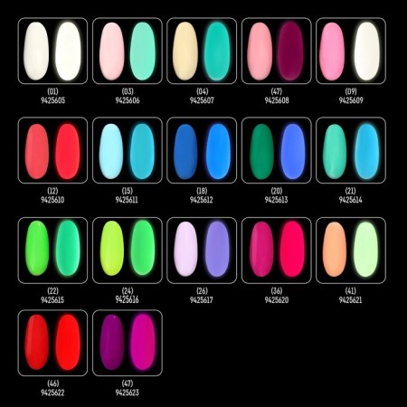 Glow Glow in the Dark, 3 phase, 8 ml, LED/UV, luminescent, blue (18)-5