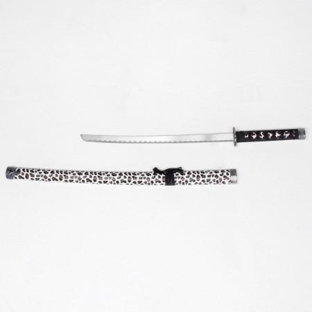 Souvenir weapon "Katana on the stand" Sheath under the leopard, light 89cm-2