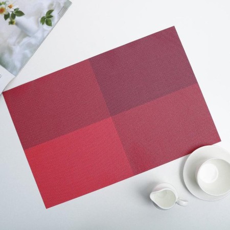Serving napkin on the table "mood", 45 × 30 cm, red color