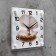 Wall clock: sea, "pearl in the shell", 25x25 cm
