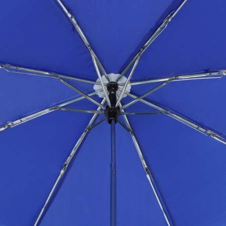 Mechanical umbrella "plain", 3 additions, 8 spokes, r = 48 cm, blue color-6