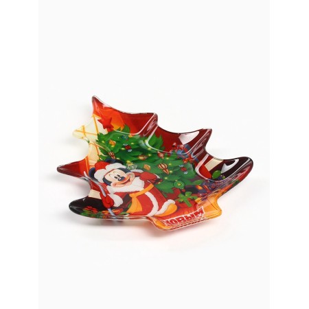 New Year's glass plate “Happy New Year!”, Mickey Mouse, 19.5 x 16.5 cm-3