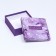 Set of square boxes, 4 in 1 "feathers", 20 x 20 x 8 cm- 14 x 14 x 5 cm