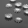 Hats for beads (set 10 pcs.) SM-034, 5 × 17 mm, silver color