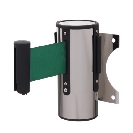Wall block with exhaust ribbon-280cm green, height-13.5cm, width 11cm