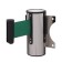 Wall block with exhaust ribbon-280cm green, height-13.5cm, width 11cm