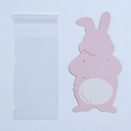 Package for sweets, confectionery packaging, "bunny", 11 x 6 cm-2
