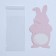 Package for sweets, confectionery packaging, "bunny", 11 x 6 cm