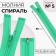 Lightning "Spiral", No. 5, detachable, automatic lock, 80 cm, green color