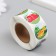 Stick Paper "Dinosaurs in the jungle" d = 2.5 cm 500 pcs in a roll 3x6.5x6.5 cm
