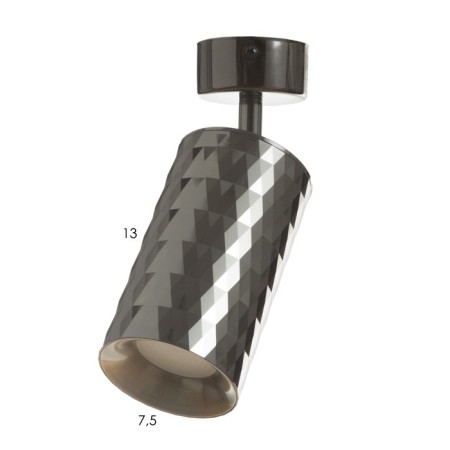 Andri's spot GU10 black chrome 7.5x7.5x20 cm-3