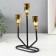 Goliath Candle Goliath Summary Goli with gold 12.9x5.8x19.3 cm